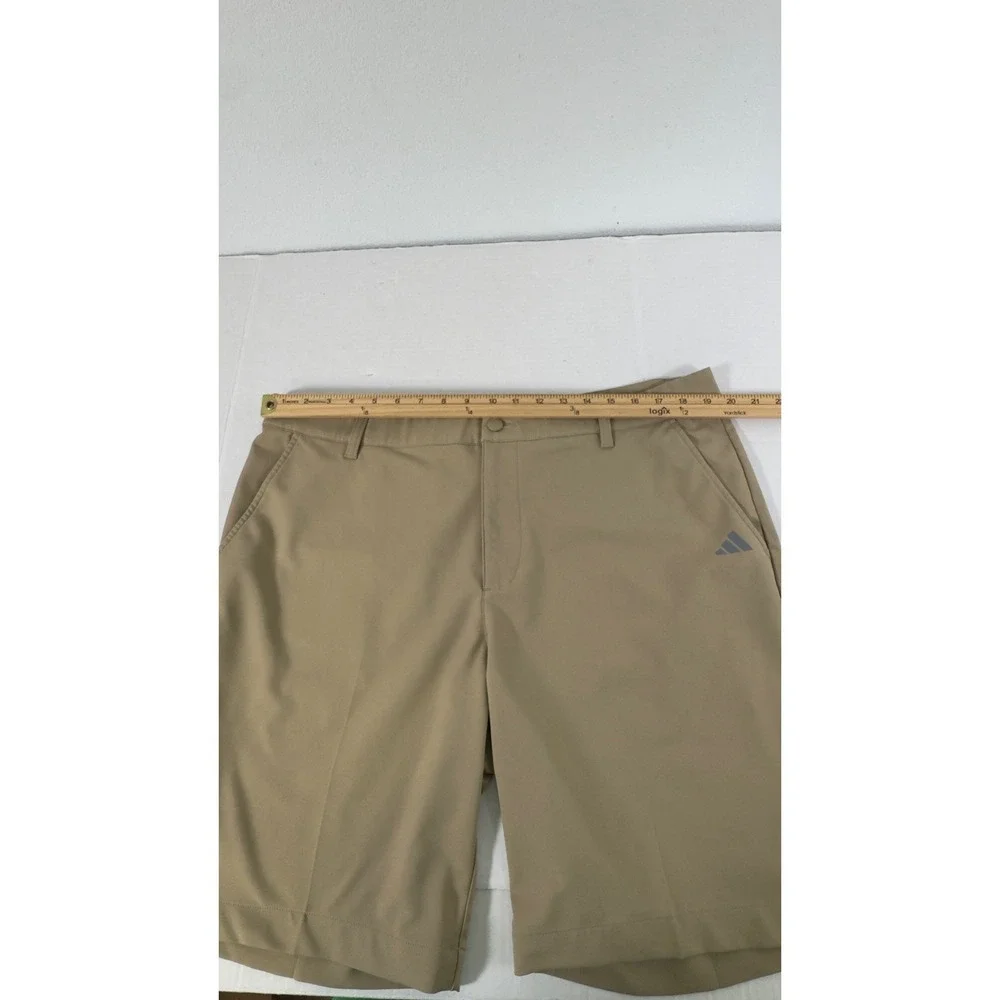 Adidas Golf Shorts Mens 38 Tan Performance Stretch Flat‎ Front